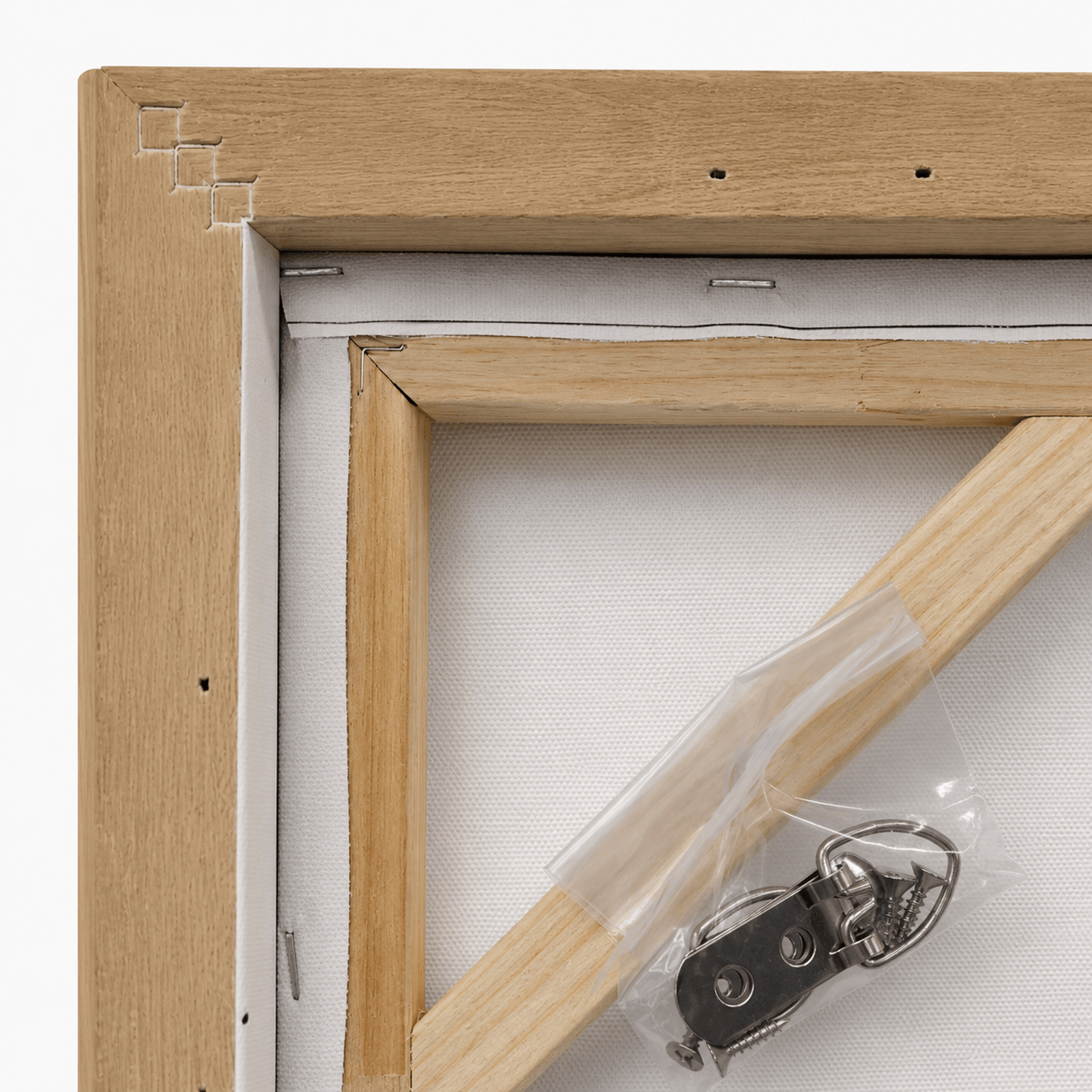 Pictures - Painting on Canvas with Oak Wood Frame - 120 x 90cm - 60484947
