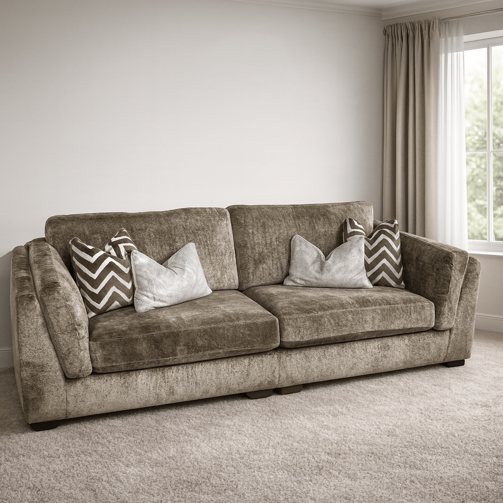 Furniture - Miami 4 Seater Sofa - Mink - 60485155