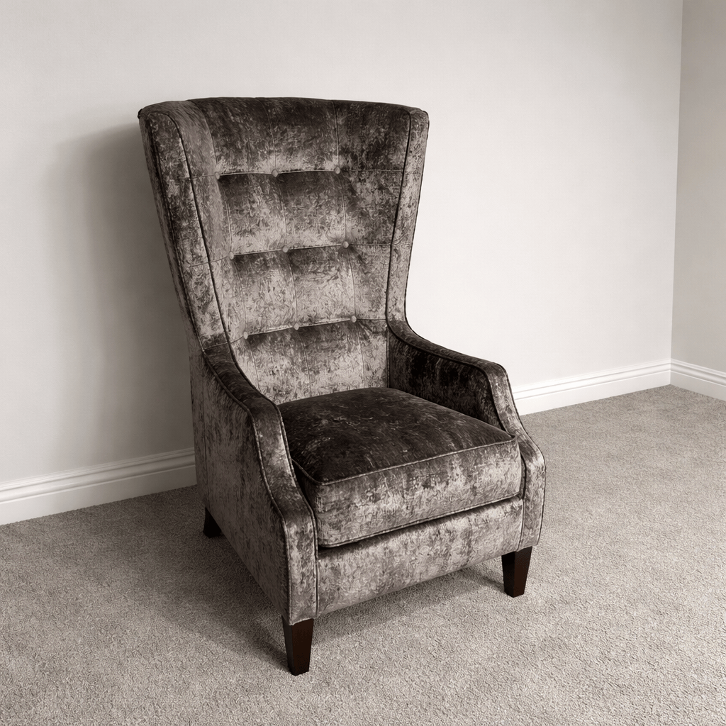 Furniture - Fabien Throne Chair - Chocolate - 60485201