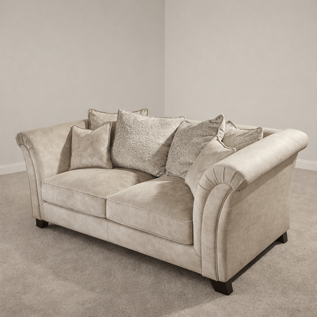 Furniture - Fabien 2 Seater Sofa - Cream - 60485217