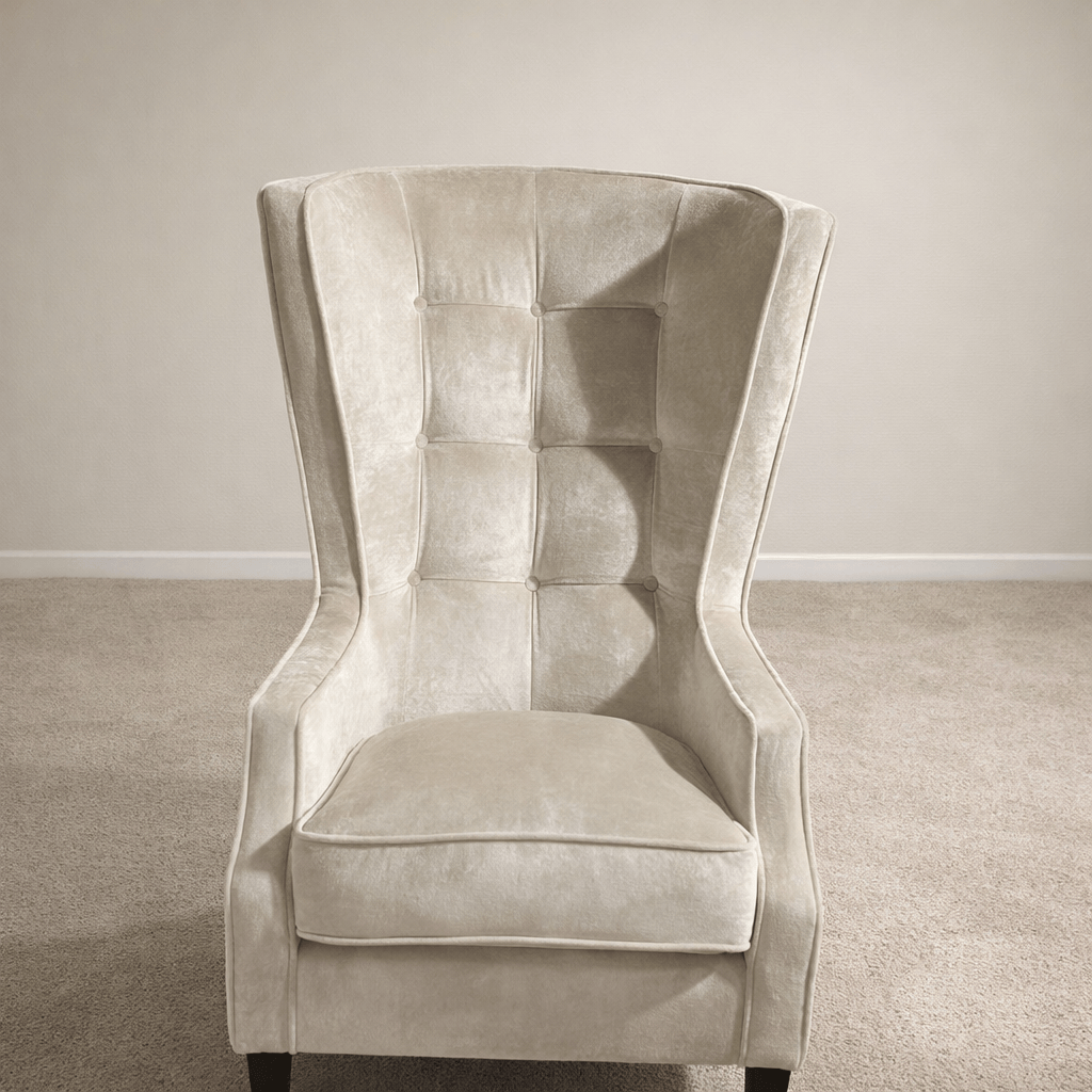 Furniture - Fabien Throne Chair - Cream - 60485219