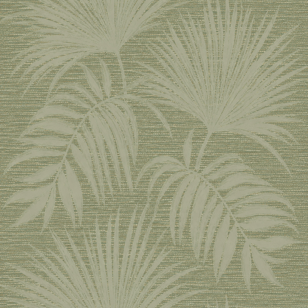 Sample - Holden Grasscloth Leaf Green Sample - 66222 - 60485338