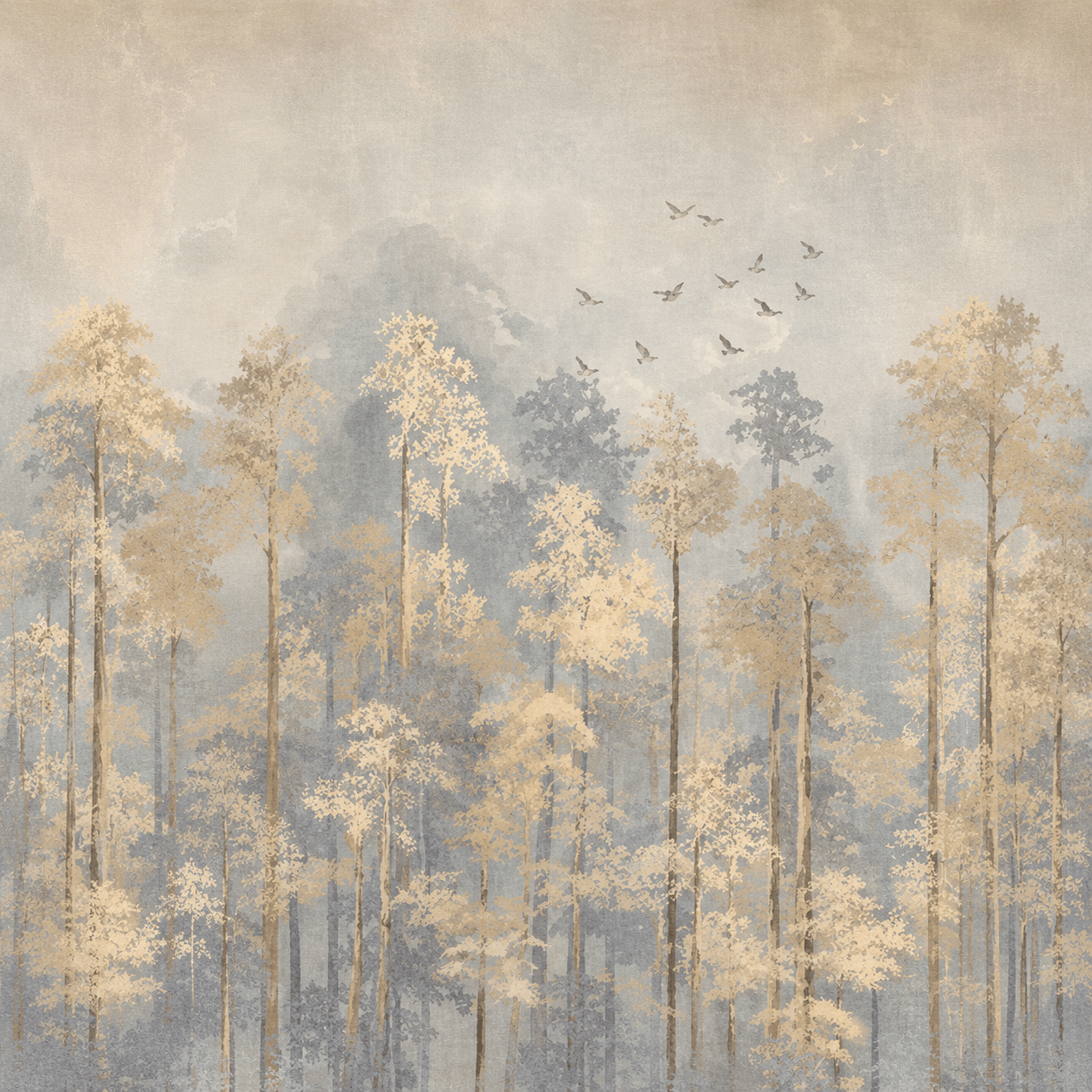 A.S Cosmo Beige/Cream Nature Wallpaper - 791447