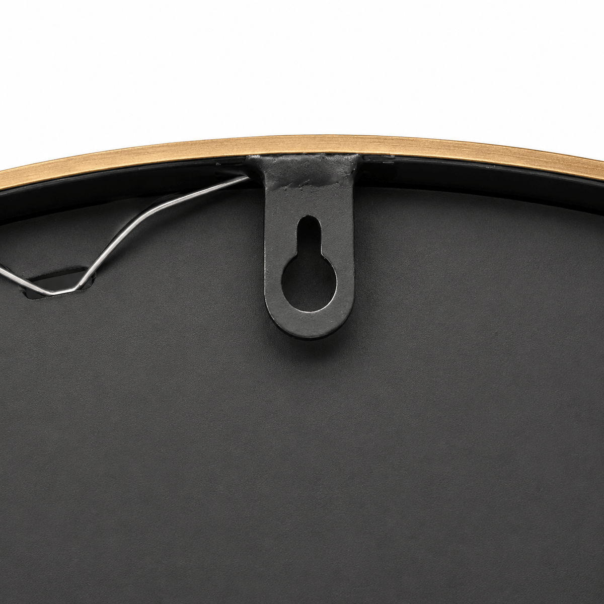 Homeware - 60485399 Black & Gold Wall Clock - 100cm - 60485399