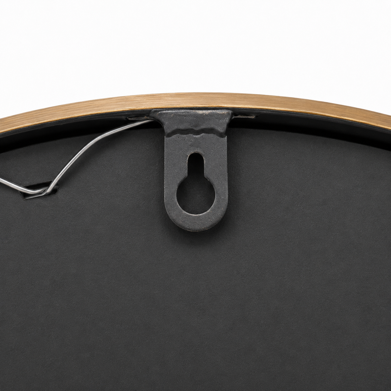 60485400 image of key hole shaped hanging bracket for a wall clock
