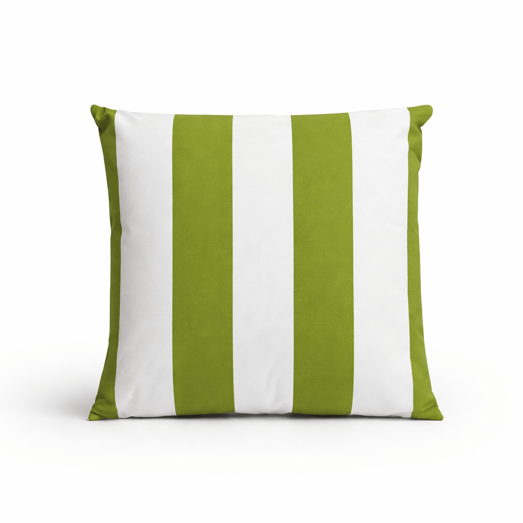 Gardening - Zhyttco Green Stripe Outdoor Cushion - 45x45cm - 60485626