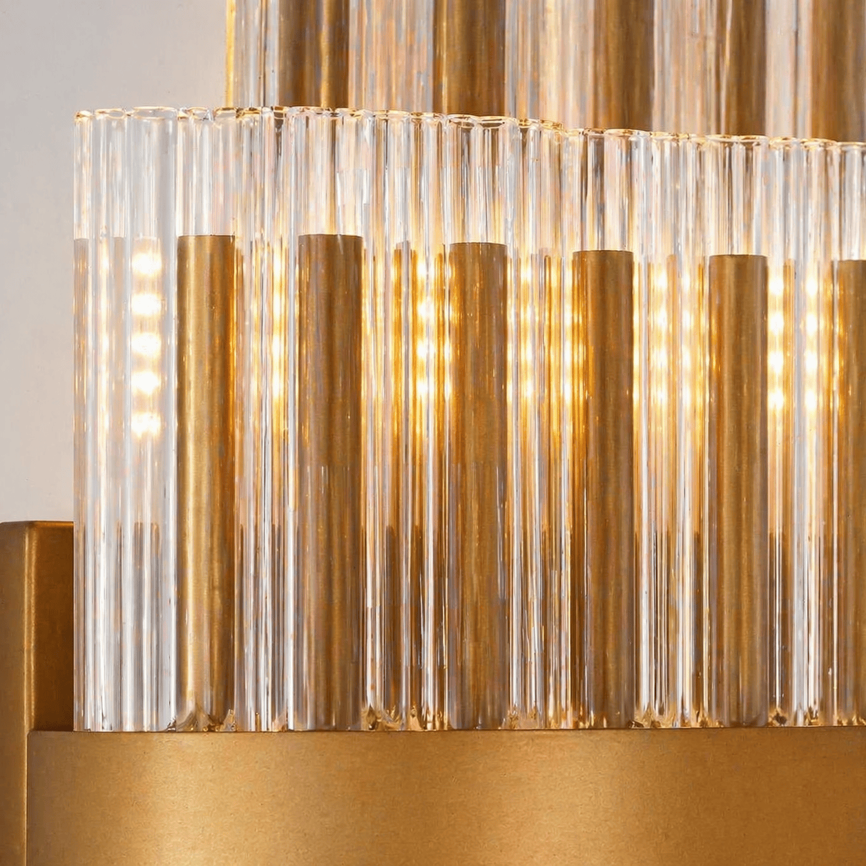 Lights - Bremen W002-4BR 4 Light Wall Light - Bronze & Clear Glass - 60485711