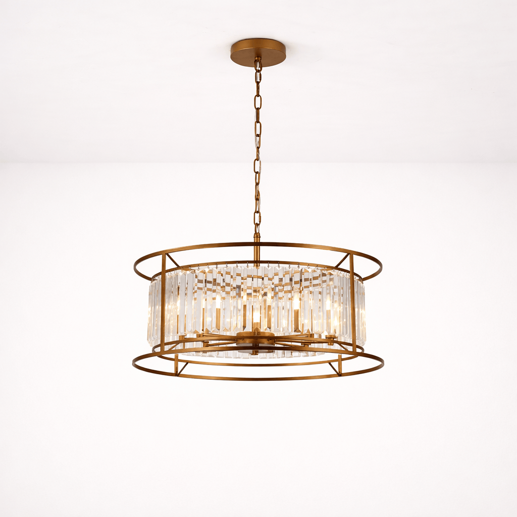 Lights - Leverkusen P007-8BR 8 Light Pendant Ceiling Light - Bronze - 60485744
