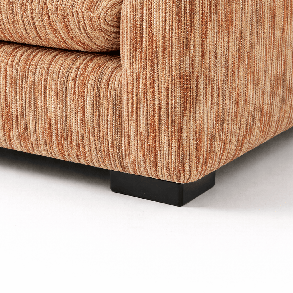 Furniture - Quetta 2 Seater Sofa - Rust & Beige - 60485839