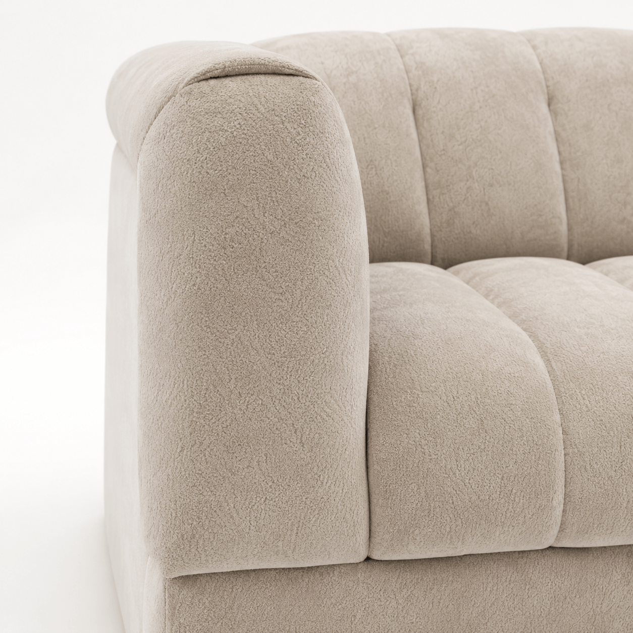 Furniture - Annecy 3 Seater Sofa - Shell - 60486327