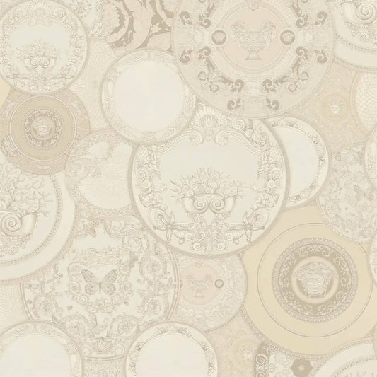 Wallpaper - A.S Versace Art De La Table Motif - 79136-1 - 60486557