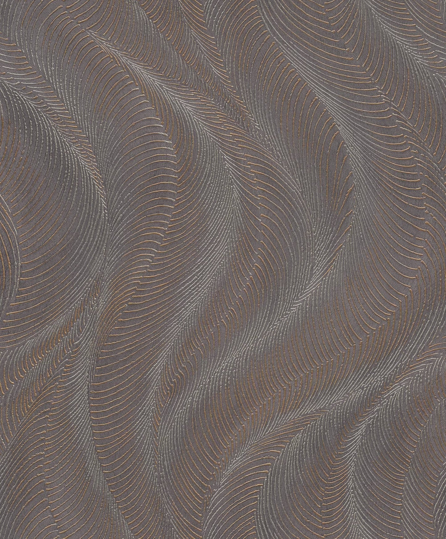Wallpaper - Rasch B55 Opulenza Wave Plum Wallpaper - 659658 - 60345265