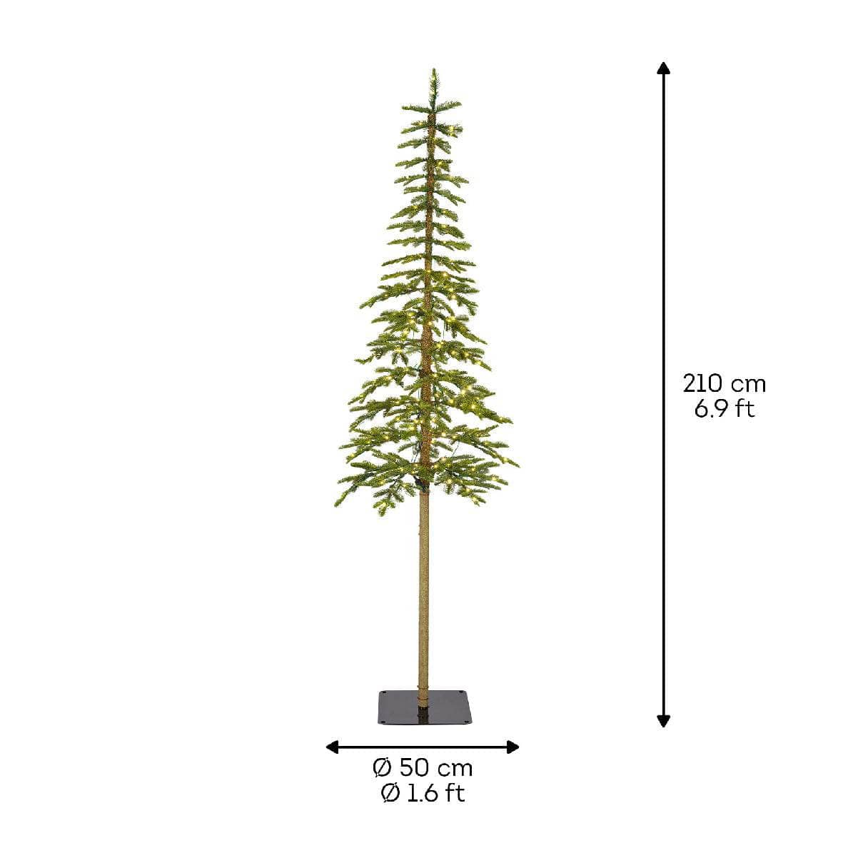 Christmas - Alpine Fir Micro LED Tree - 6.9 ft - 60012259
