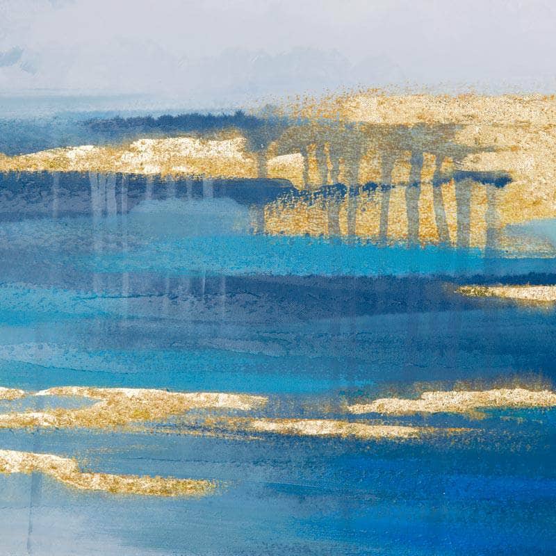 Picture - Abstract Seascape Framed Canvas - 60008245