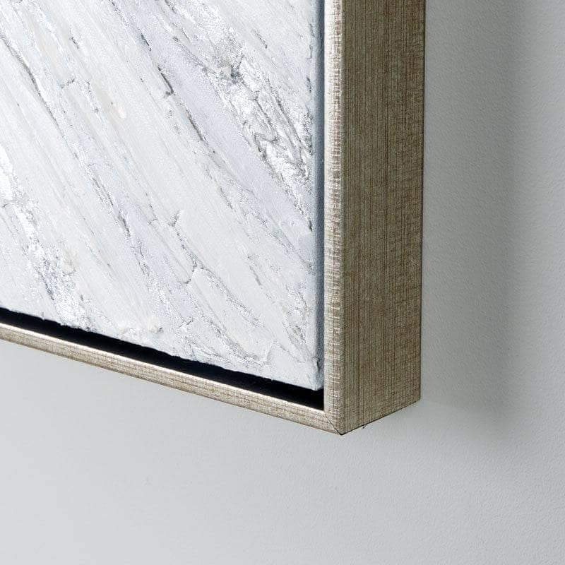 Pictures - Abstract Silver Framed Canvas - 60008250