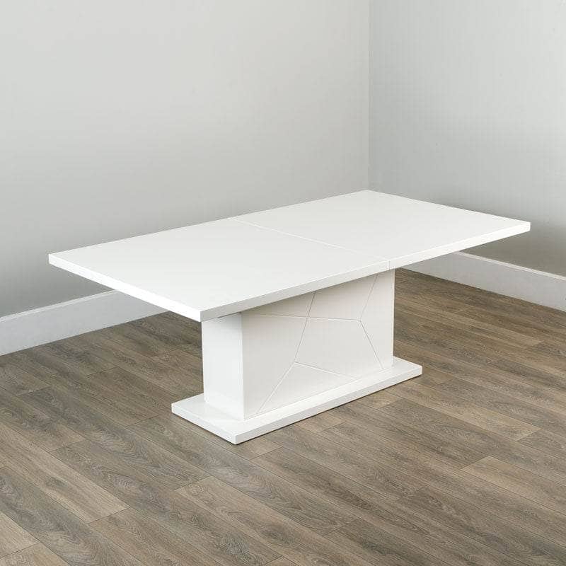 Furniture  -  Amalfi Extending Dining Table - White -  60008265
