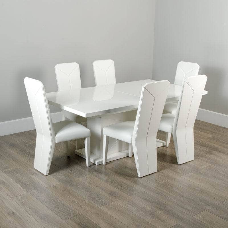 Furniture  -  Amalfi Extending Table & 6 Dining Chairs  -  60008267