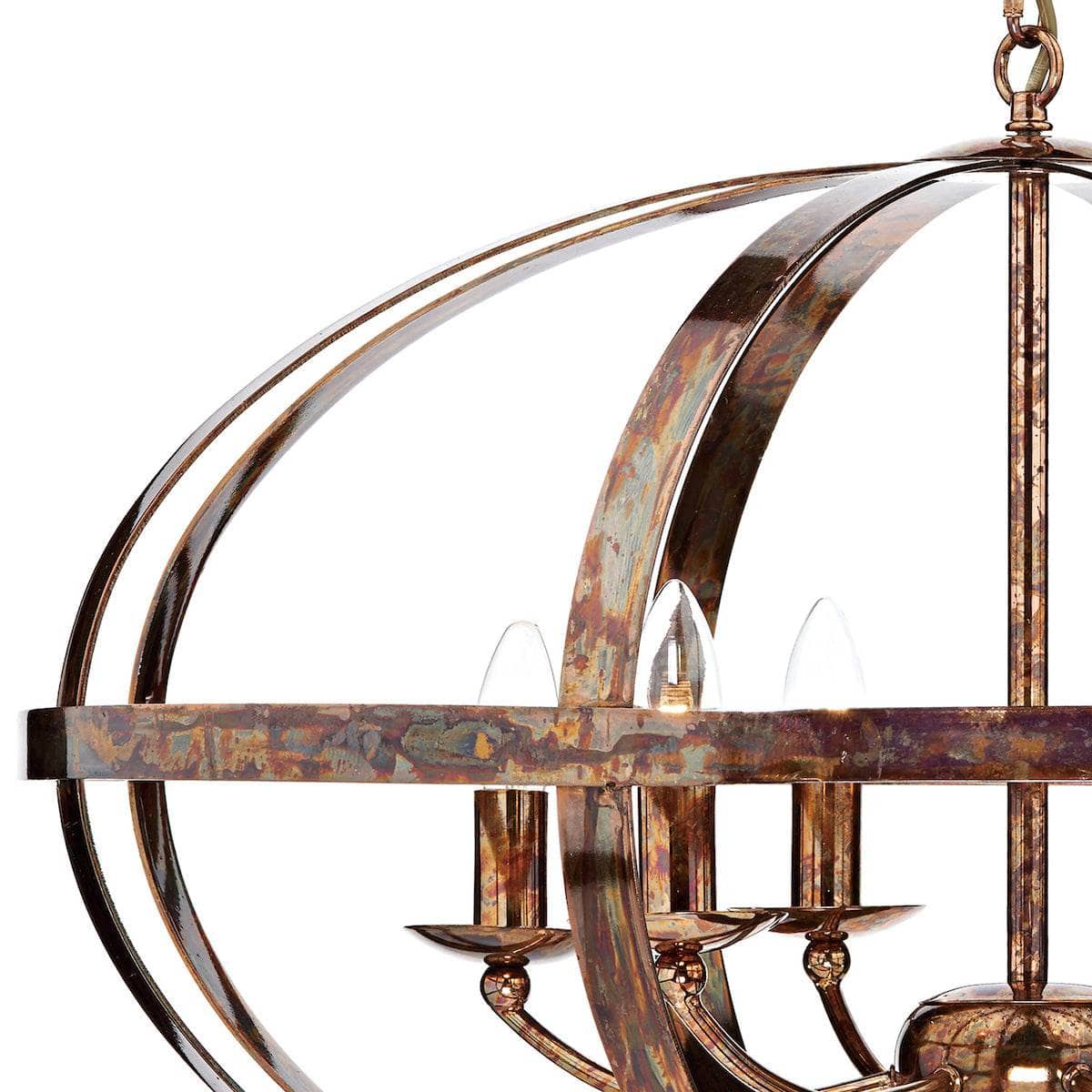 Lights - Antequera 6 Light Pendant - Copper - 50135159