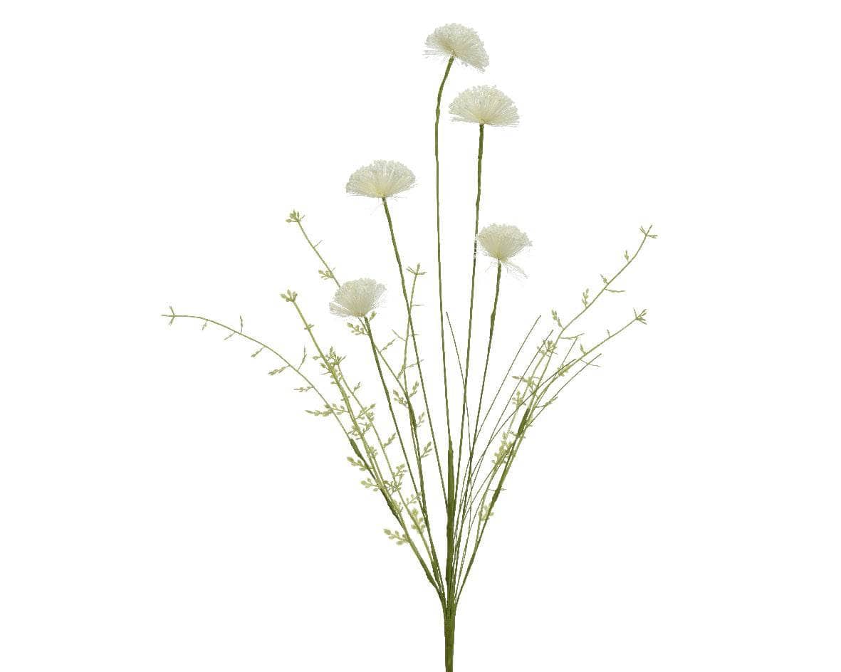 Gardening  -  Artificial Flower On Stem - White  -  60009639