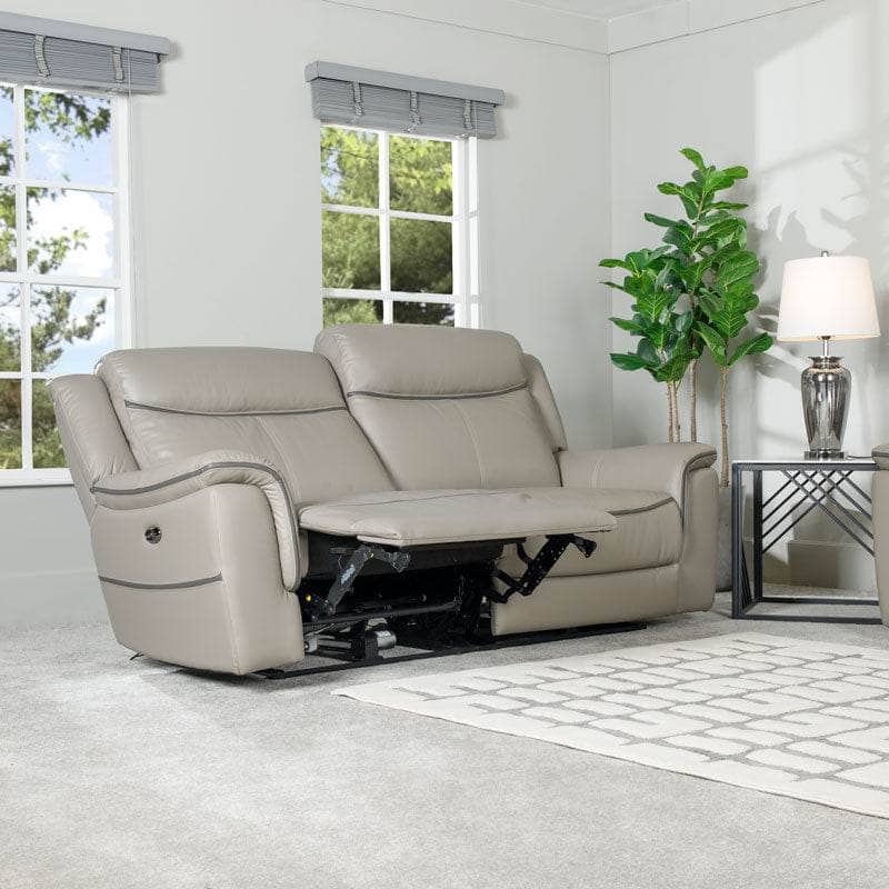 Furniture  -  Ascari 3 Seat Power Reclining Sofa - Taupe  -  60008956