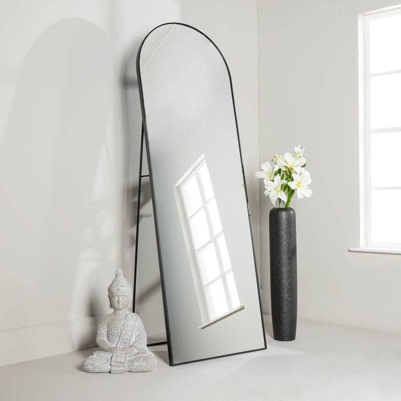 Black Arch Top Mirror 60 x 180cm Taskers Online Store, Liverpool