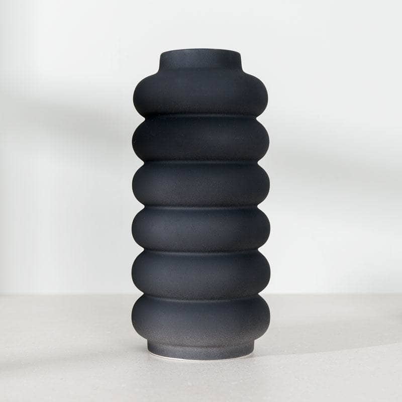 Homeware  -  Black Bubble Vase - 29.5cm  -  60008359
