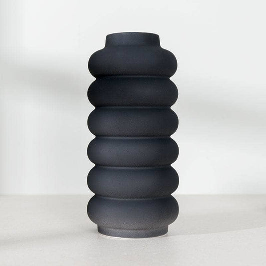Homeware  -  Black Bubble Vase - 29.5cm  -  60008359