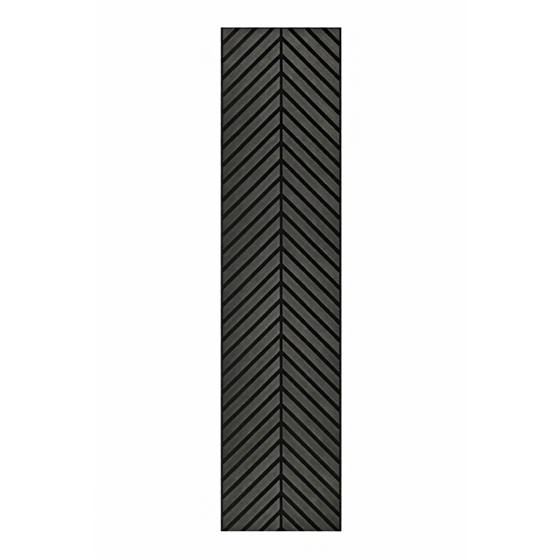 Wall Panelling - Slim Herringbone Acoustic Panel - Black Oak - 60418250