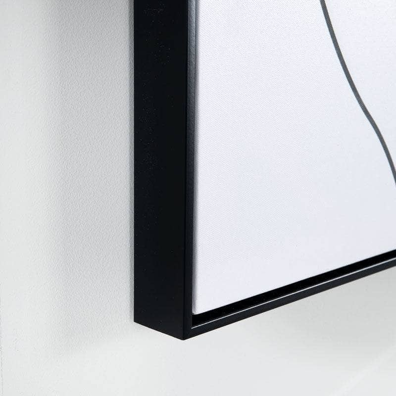 Pictures - Black Painting On Canvas 1 (17018) - 60009764