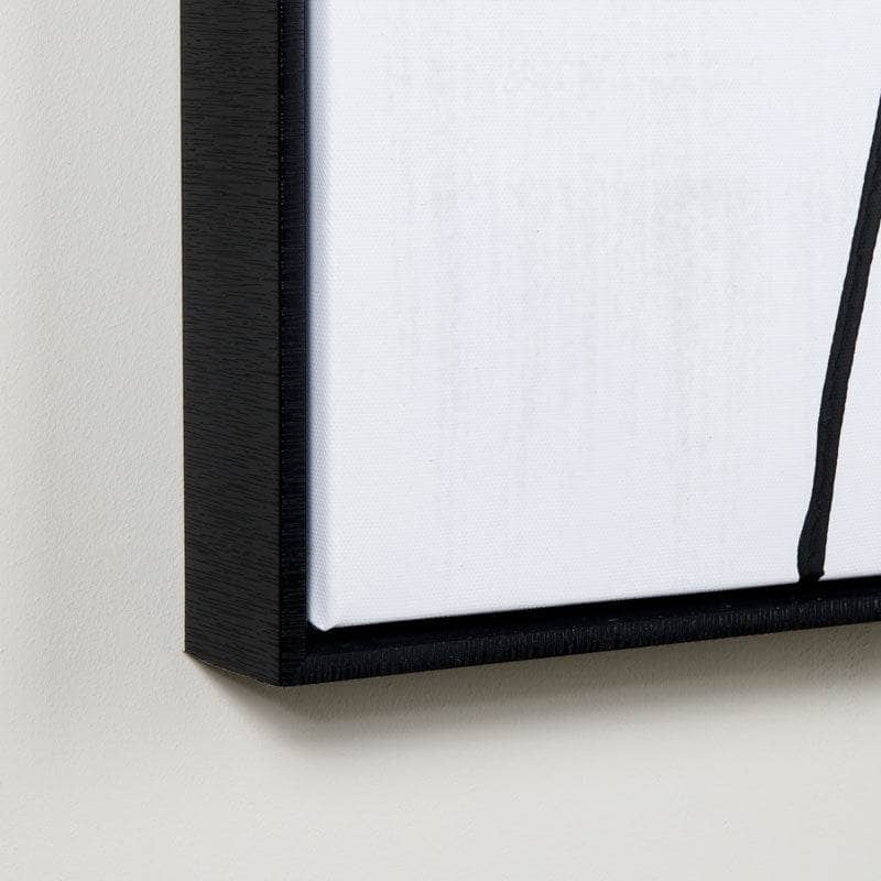 Pictures - Black Painting On Canvas Trio - 60008252