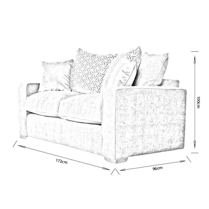 Furniture - Bruges 2 Seater Sofa - - 60009704
