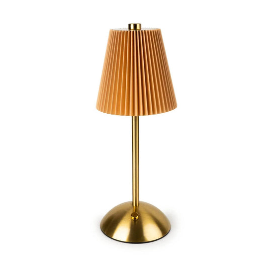 Lights - Pleated Table Lamp - Taupe - 60014495