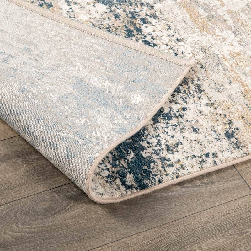 Canyon Blue Abstract Rug -