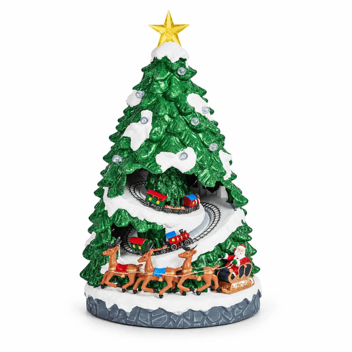 Christmas - All Aboard Christmas Tree Snowscene - 60487715