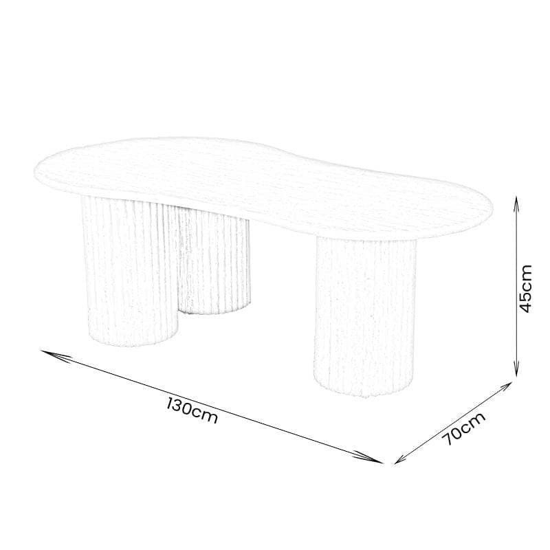 Furniture - Denver Coffee Table - Natural - 60013540