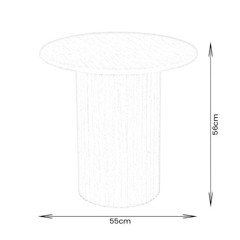 Furniture - Denver Side Table - Natural - 60013541