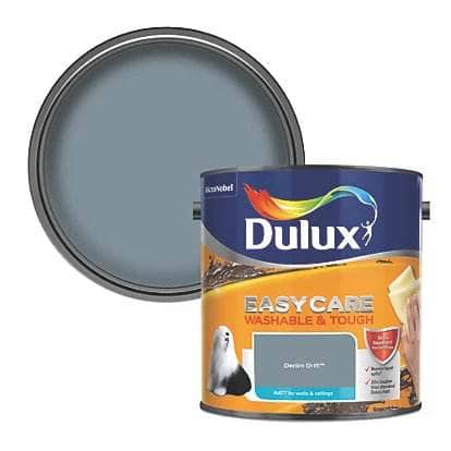 Paint  -  Dulux Easy Care Matt Emulsion 5L - Denim Drift  -  60005878