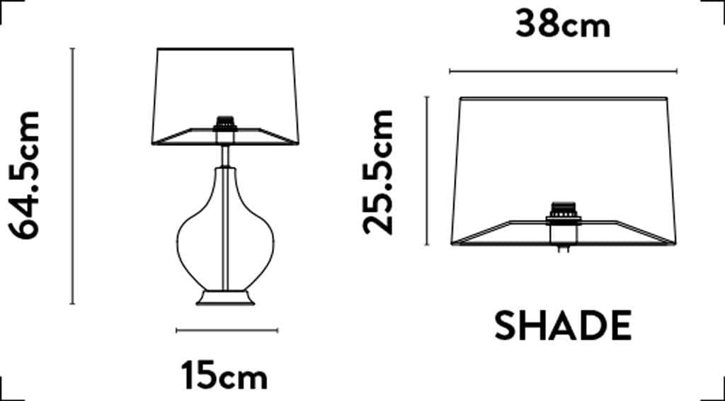 Lights - Rimini Table Lamp - White - 60012067