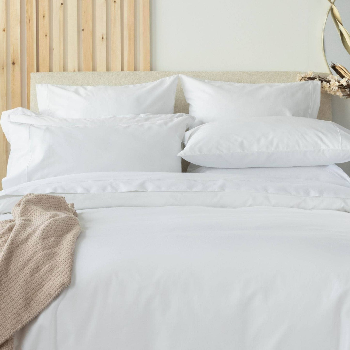 Homeware - Egyptian Cotton 400 Count Housewife Pillowcase - White - 60009933