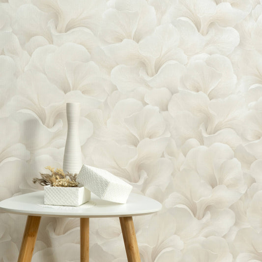 Wallpaper - Erismann Floral Glow Beige Metallic Wallpaper - 10527-02 - 60484821