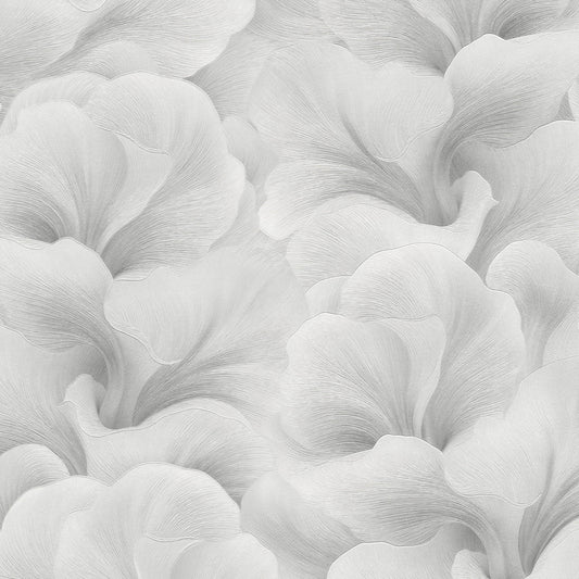 Wallpaper - Erismann Floral Glow Grey Metallic Wallpaper - 10527-31 - 60484829