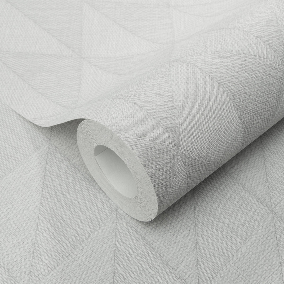 Wallpaper - Erismann Woven Diamond Textured Light Grey Wallpaper - 10524-31 - 60484817
