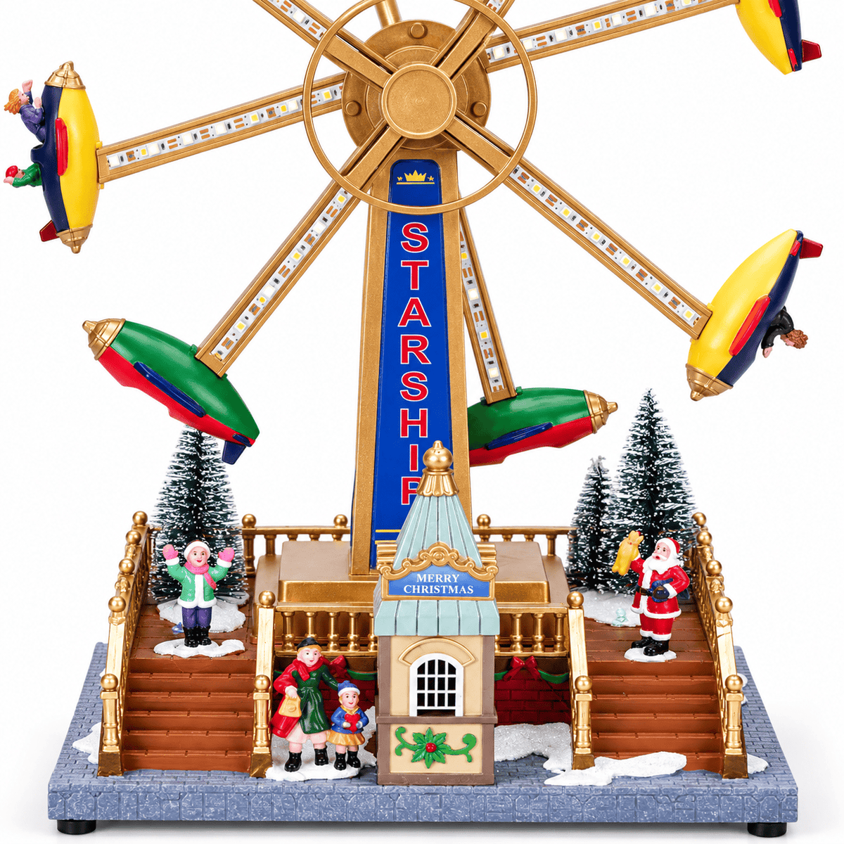 Christmas - Fancy Fair Attraction LED Animated Scene - 48cm - 60487819