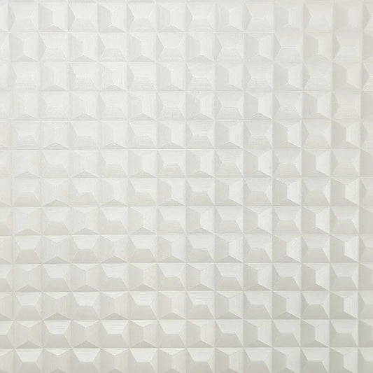 Wallpaper - Fine Decor Romero Geometric White Wallpaper - M95683 - 60345200