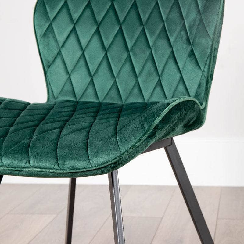 Furniture  -  Girona 120cm Table & 4 Vancouver Emerald Chairs  -  60009308
