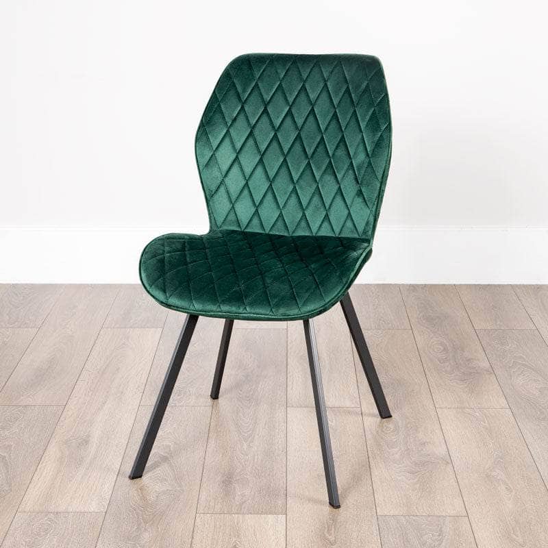 Furniture  -  Girona 120cm Table & 4 Vancouver Emerald Chairs  -  60009308