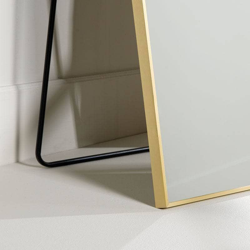 Mirrors - Gold Arch Top Mirror - 56 x 163cm - 60008273