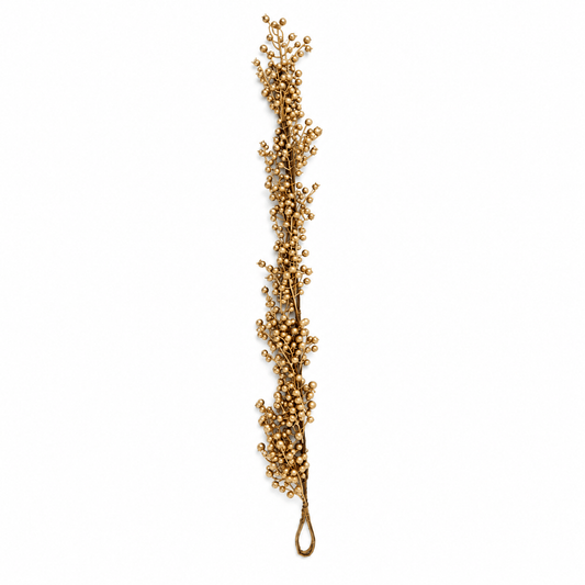 Christmas - Gold Berry Garland - 150cm - 60486351