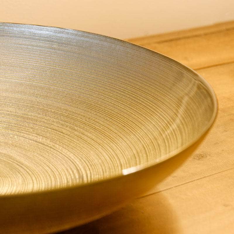 Christmas  -  Gold Glass Bowl - 30cm  -  60008445