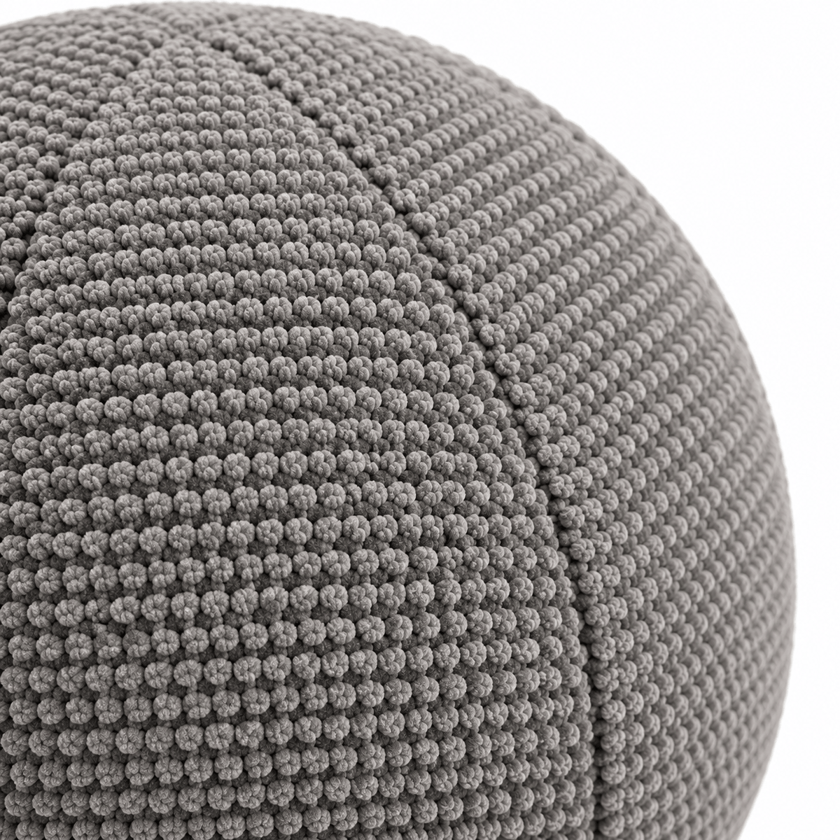 Homeware - Grey Ball Cushion - 30cm - 60484620
